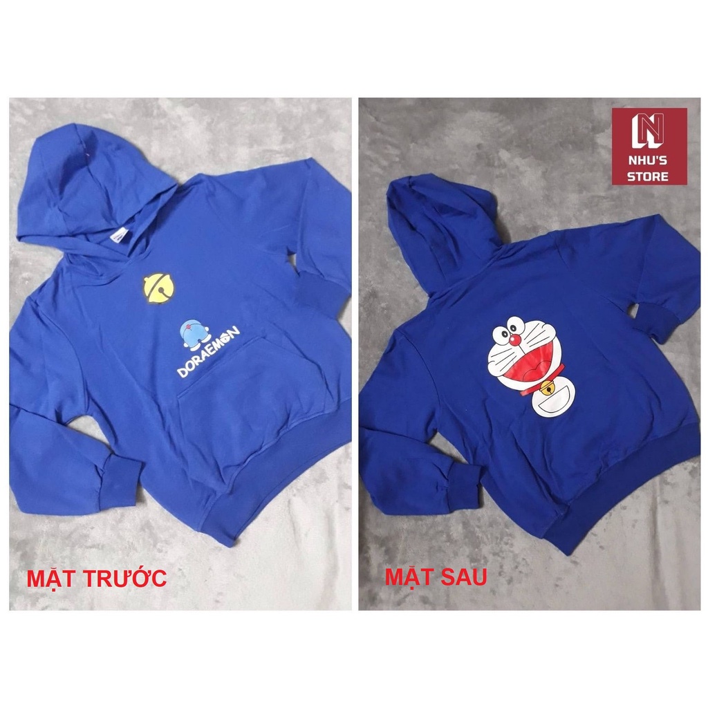 ÁO THUN HOODIE IN HÌNH DOREAMON DỄ THƯƠNG [HÀNG BONCHOP ĐẸP]