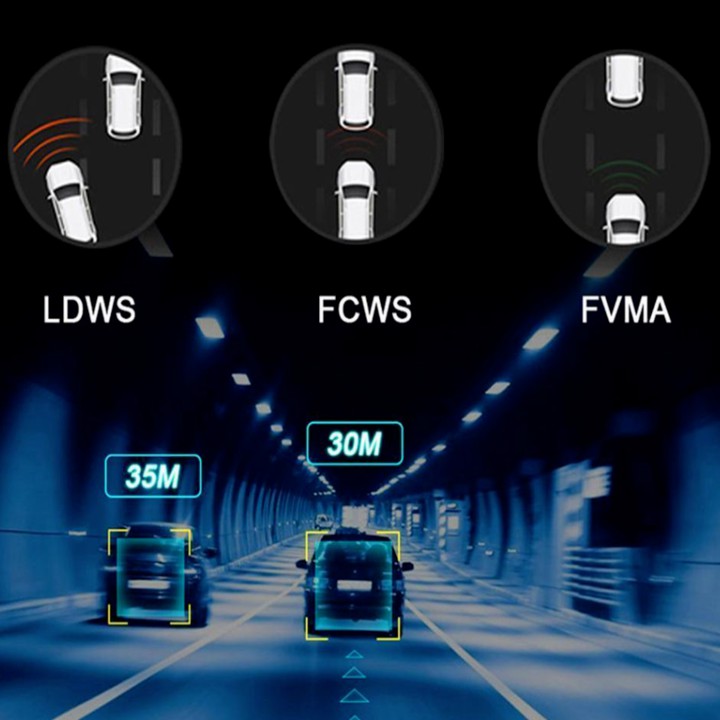 Camera hành trình ô tô U6 - camera hành trình có ADAS, GPS, cảnh báo va chạm - cắm cổng USB màn android - BH 1 năm | BigBuy360 - bigbuy360.vn