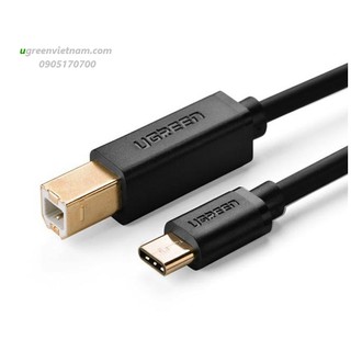 Cáp máy in usb-c chính hãng ugreen 30180 dài 1,5m