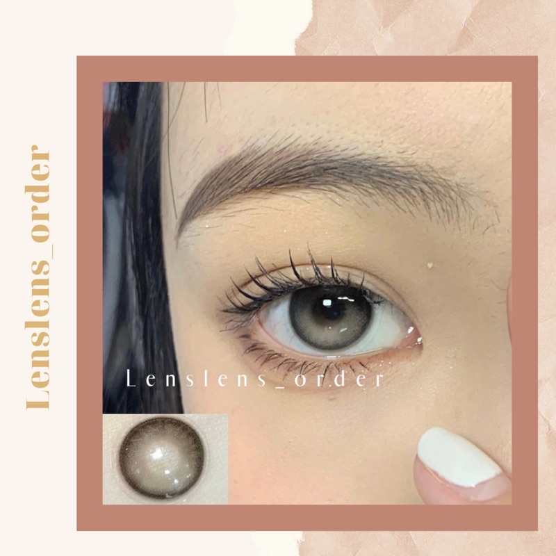Lens Mắt Kính Áp Tròng Moonlight Gray Hiệu Ứng Filter Hot Douyin Đủ Độ Cậno