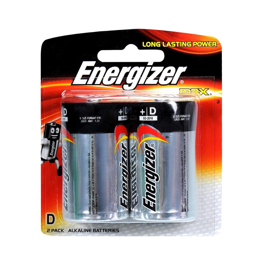 Pin đại Energizer D vỉ 2 viên