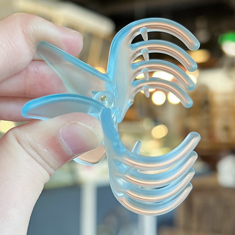 Kẹp Tóc Càng Cua Bằng Acrylic Trong Suốt Kiểu Cổ Điển Thời Trang Ngọt Ngào Cho Nữ