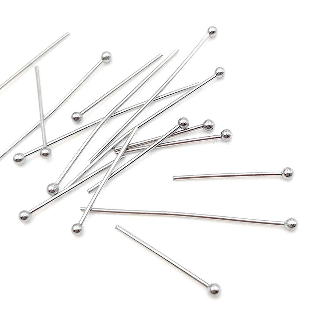 Set 100 Hạt Đồng Tròn Xâu Chuỗi 20 25 30mm Làm Trang Sức DIY