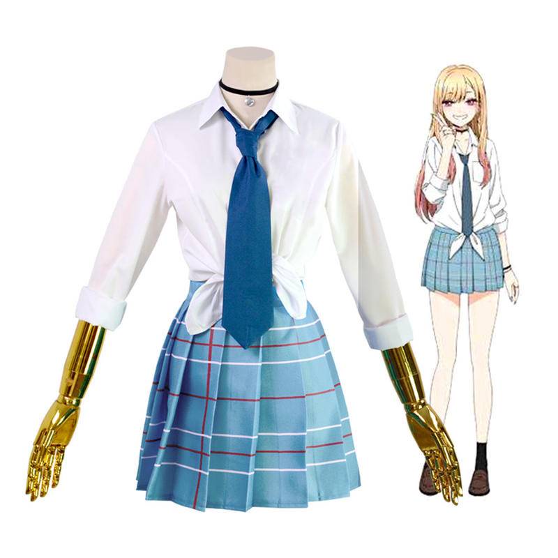 Bộ Váy Hóa Trang Darling Kitagawa Marin Anime Manga Kèm Tóc Giả