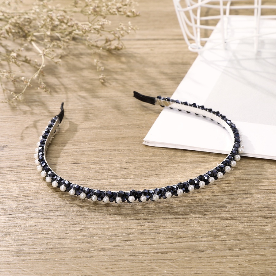 Băng Đô Cài Tóc Đính Ngọc Trai Nhân Tạo Phong Cách Hàn Quốc Thời Trang Cho Nữ