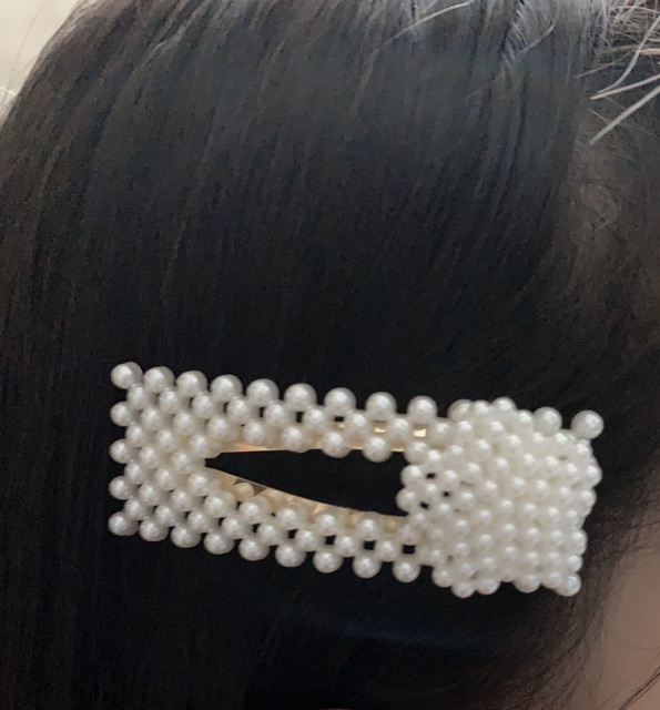 Kẹp tóc đính ngọc trai nhân tạo style Hàn.
