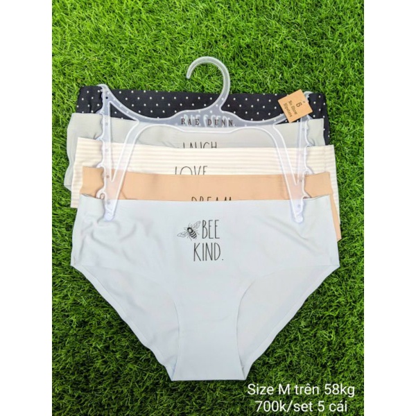 Set 5️⃣ quần lót Nữ Rae Dunn 5 pack No Show Hipster