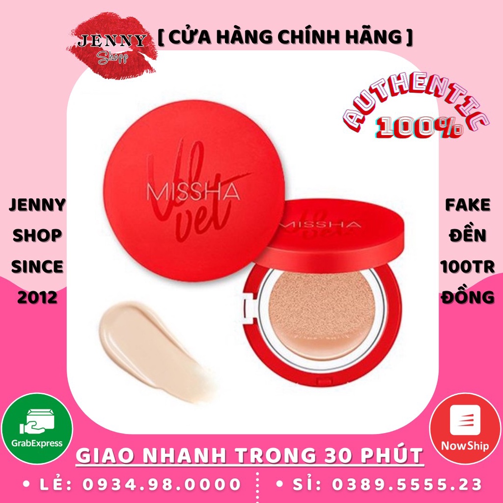 Phấn Nước Missha Velvet Finish Cushion SPF50 PA+++