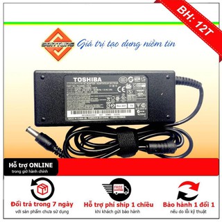 [BH12TH] [NEW]Sạc laptop toshiba Satellite 15V-5A kích thước 6.3mm * 3mm (Tặng kèm dây nguồn xịn)
