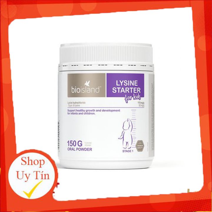 BIO LYSINE Tăng chiều cao cho bé bột bio island lysine 🔥𝐍𝐄𝐖🔥 Chính hãng ÚC