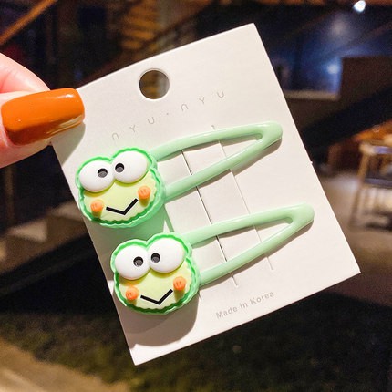 Kẹp Tóc Hoạ Tiết Hoạt Hình Dễ Thương Xinh Xắn Kiểu Hàn Quốc