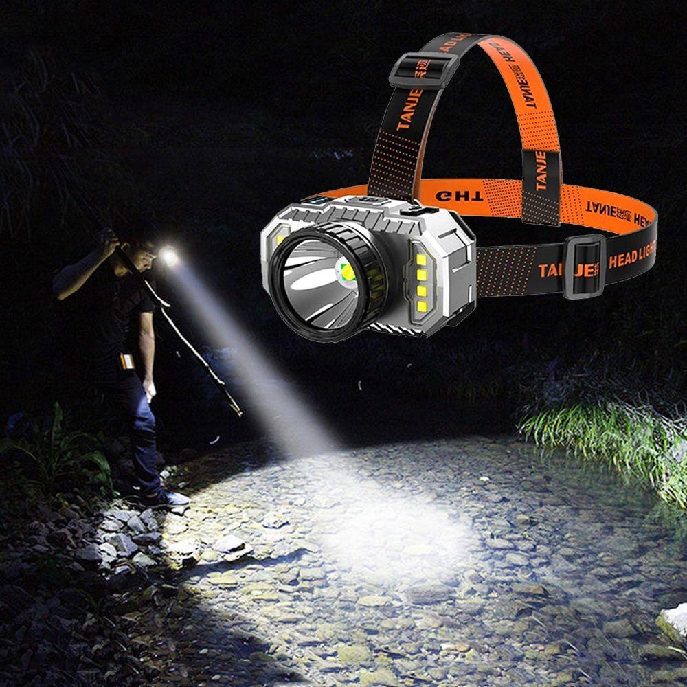 Đèn Pin Đội Đầu VANES1 Siêu Sáng Có Thể Sạc Lại Tiện Dụng Khi Đi Câu Cá / Cắm Trại