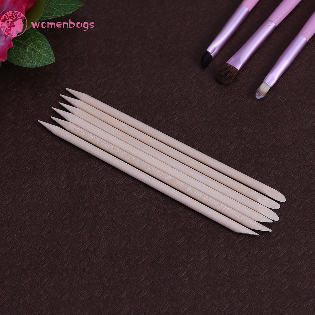 Túi 100 Que Gỗ Làm Sạch Biểu Bì Da Tiện Dụng<br>