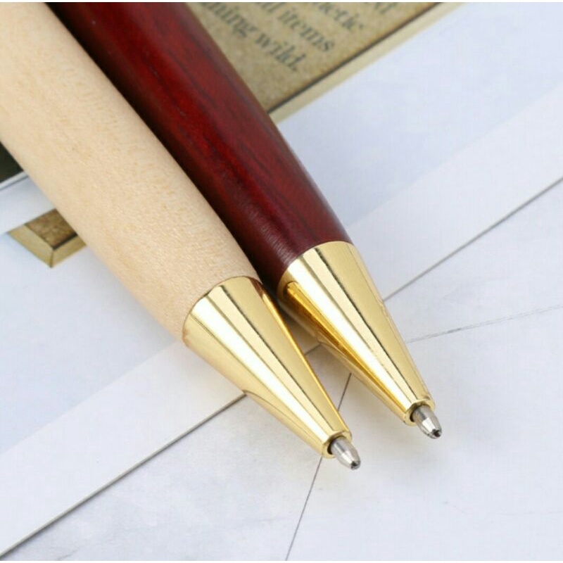 ✅Bút bi bút ký làm thủ công thân gỗ thiết kế sang trọng cao cấp ngòi 0.7mm