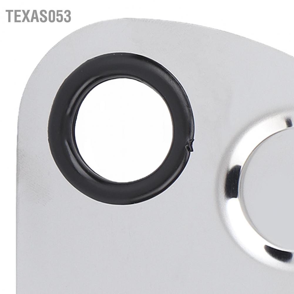 [Hàng mới về] Bảng pha màu son môi/ bột màu/ mỹ phẩm trang điểm bằng thép không gỉ kèm thìa