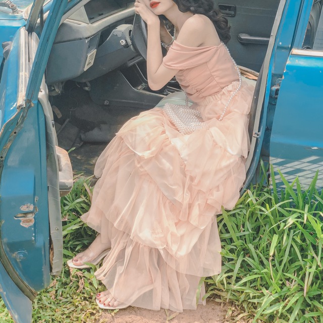 Set đầm nude ảnh thật tự chụp