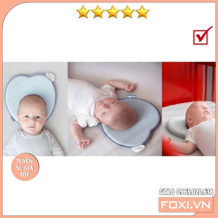 Gối chống bẹt đầu Lovenest Babymoov-Phù hợp với mọi loại giường-nôi-cũi-xe đẩy-Giúp bé ngủ sâu giấc hơn và thoải mái hơn