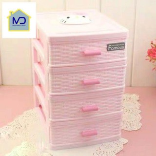 Tủ thuốc, tủ đựng đồ mini 4 tầng kiểu Hàn 252c