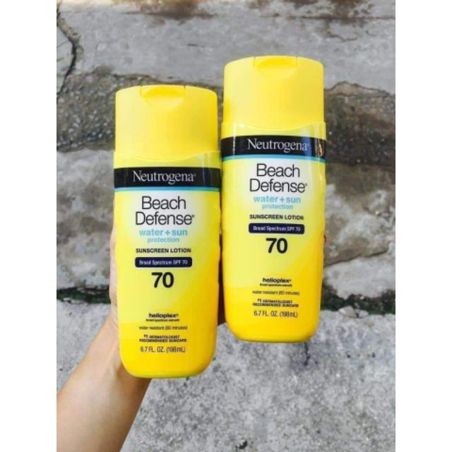 Kem chống nắng Neutrogena Beach Defense SPF 70 tuýp 198ml