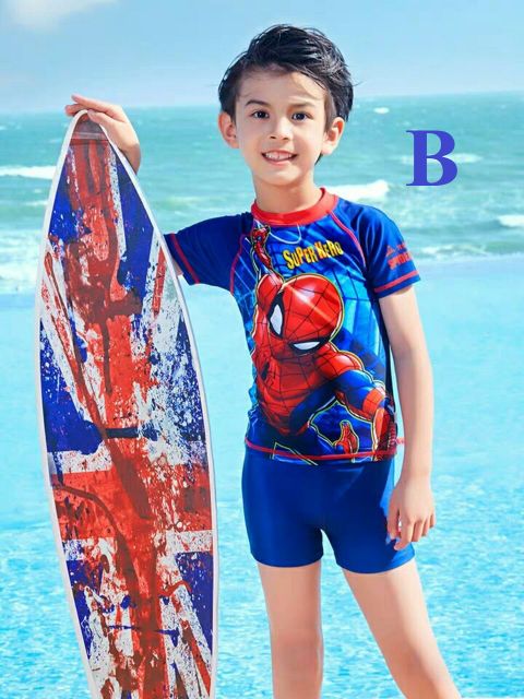 Bộ bơi Spiderman cho bé trai