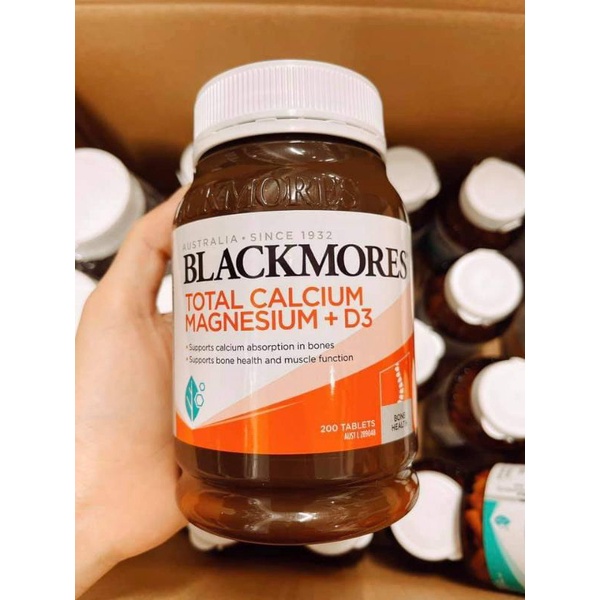 Blackmores Total 💊 Calcium magnesium + D3 lọ 60v và 200v