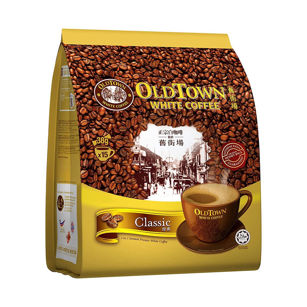 Cà phê oldtown white coffee cà phê trắng malaysia vị classic 15 gói x 40 g - ảnh sản phẩm 2