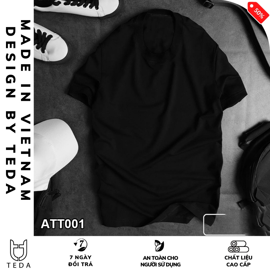 Áo Thun Nam Cổ Tròn TEDA chất vải 4 chiều co giãn dày dặn phông trơn basic tay ngắn nhiều màu | BigBuy360 - bigbuy360.vn