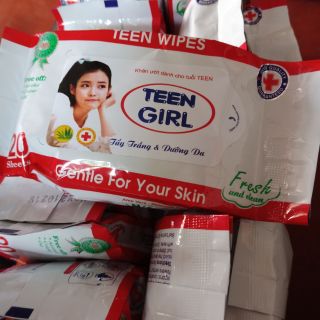 Khăn giấy ướt  bịch  20 tờ