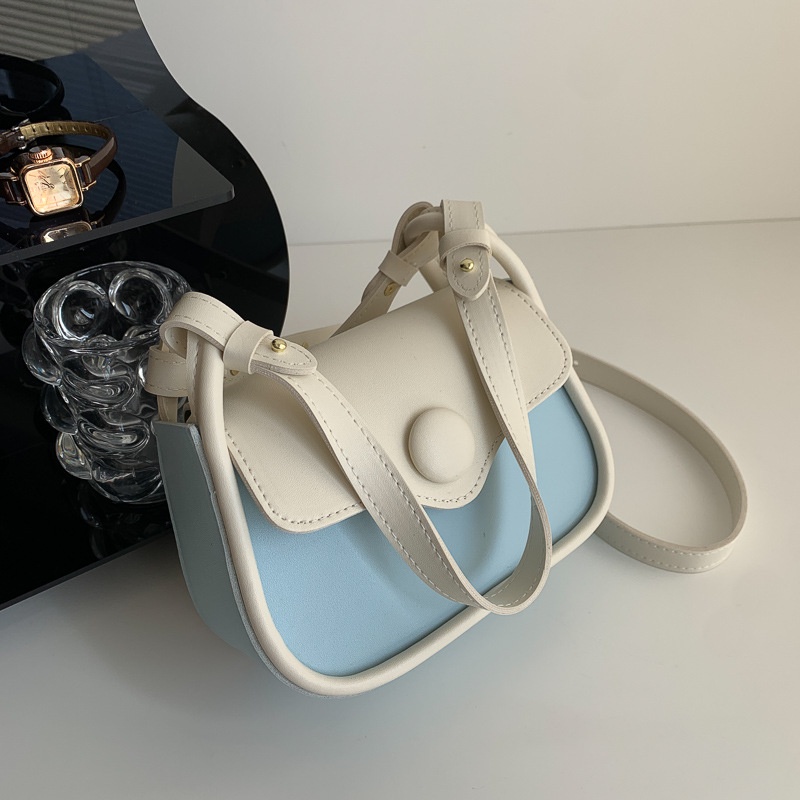 Túi đeo dưới cánh tay Hình Vuông Cỡ Nhỏ Thiết Kế Đơn Giản Phối Màu Phong Cách retro Thời Trang Cho Nữ