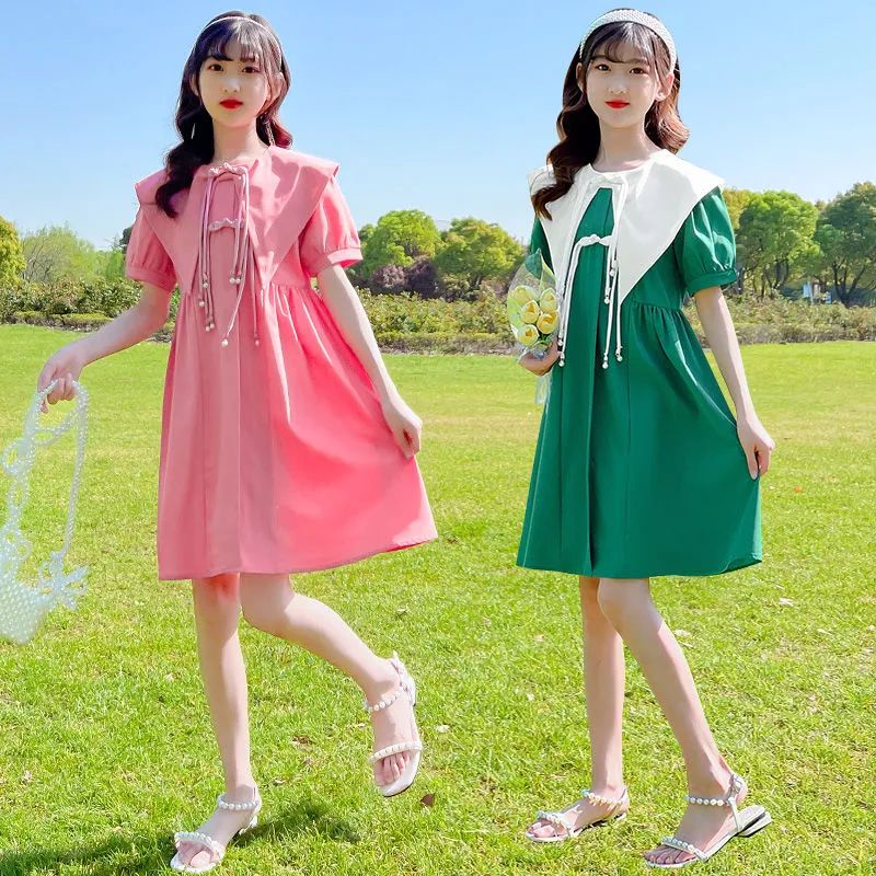 Mới Đầm Thời Trang 2022 Kiểu Dáng Dễ Thương Xinh Xắn Dành Cho Bé Gái