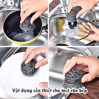 Vỉ 6 Miếng Cước Sắt( cước thiết) Chùi Nồi