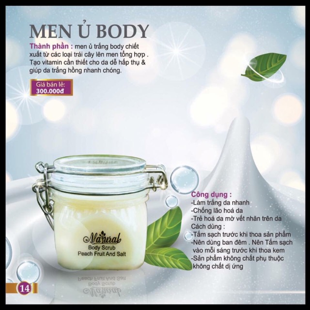 [🎁 QUÀ] Men Ủ Body Natural Spa