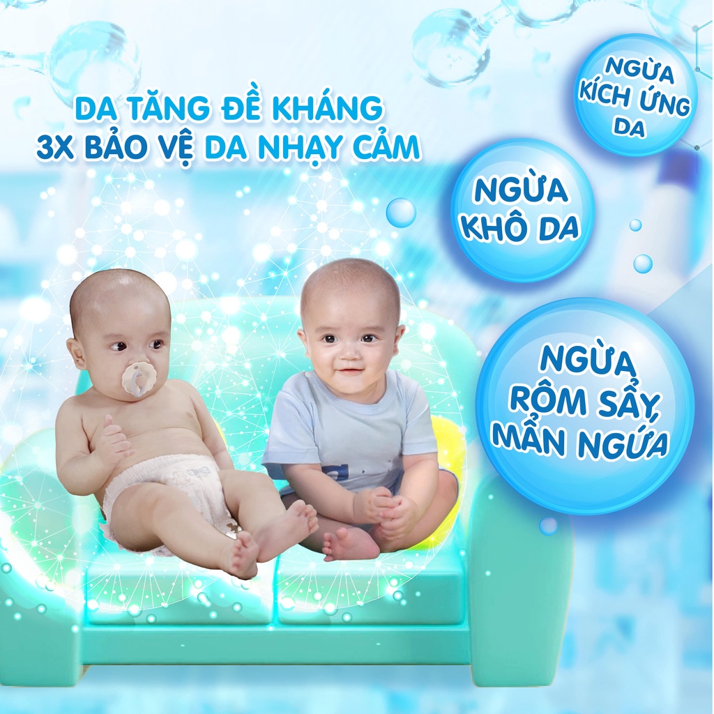 Combo 2 Chai Sữa Tắm Gội Toàn Thân Mềm Mịn Johnson' Baby Bath Cotton Touch 500mlx2