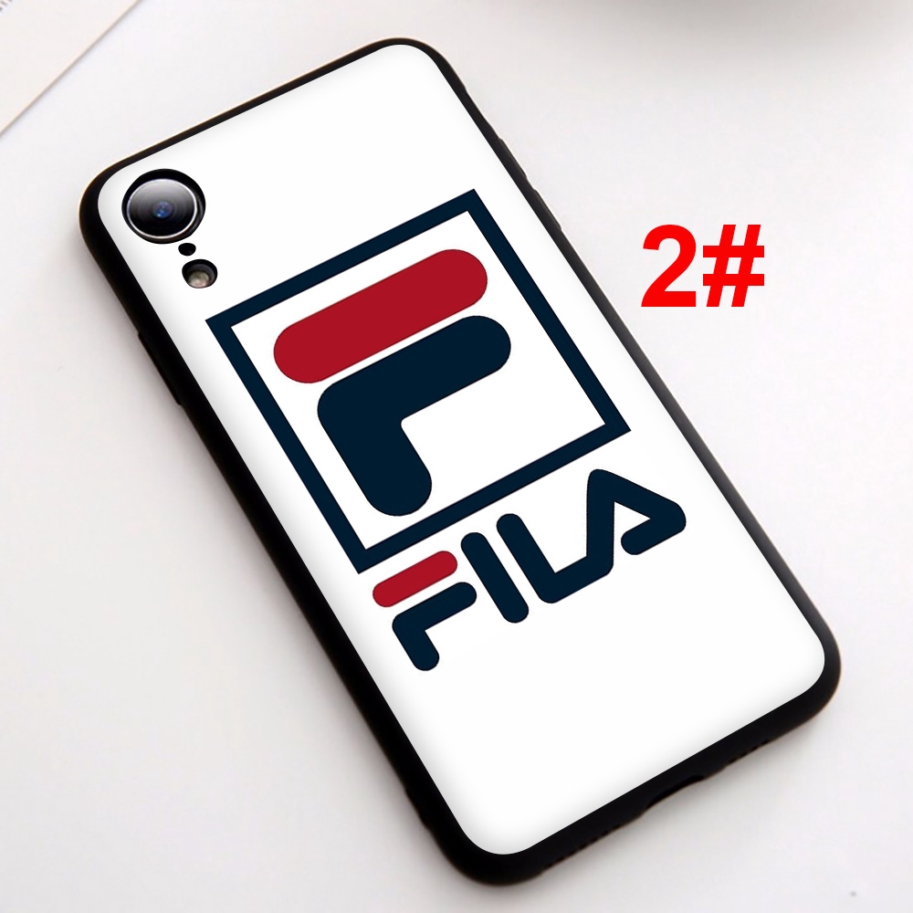 Ốp điện thoại TPU dẻo in họa tiết logo FILA cho IPHONE XR 11 PRO XS MAX X 6 6S 7 8 PLUS 147S