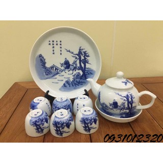 bộ ấm chén kiểu nhật Bát Tràng_bộ ấm chén trà đạo Bát Tràng