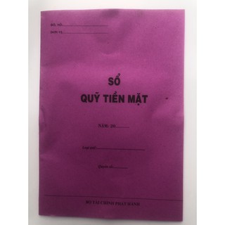 Combo 2 quyển Sổ quỹ TM A4