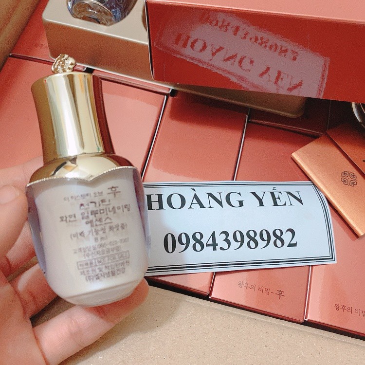 Tinh Chất dưỡng tái sinh da Whoo Illuminating Regenerating Essence 8ml- hàng cty tách set, date 2024
