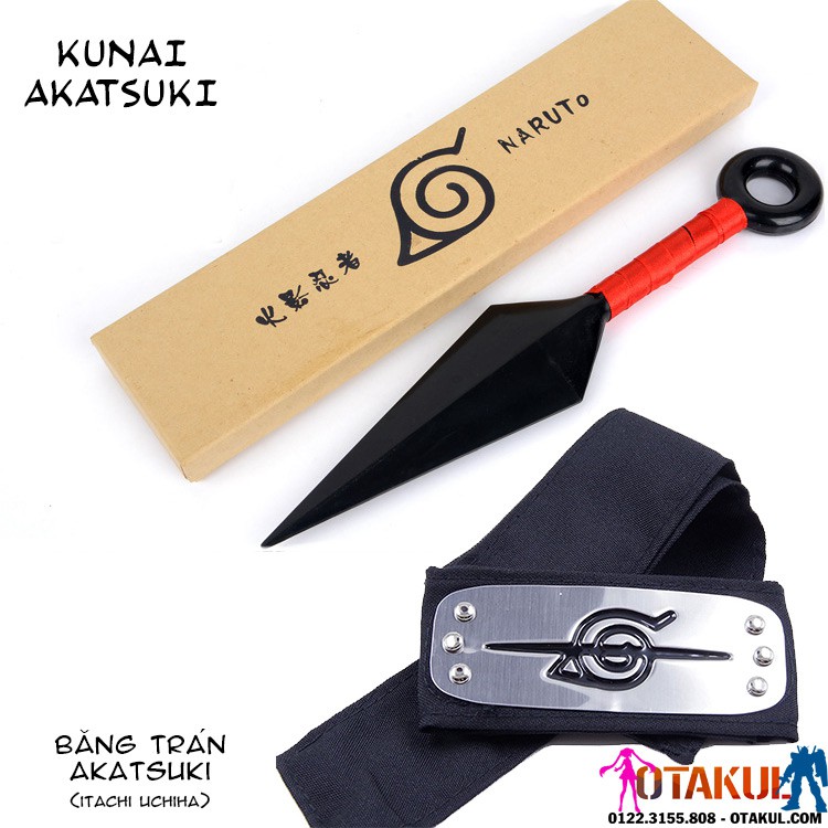 Kunai + Băng Trán Akatsuki trong Naruto