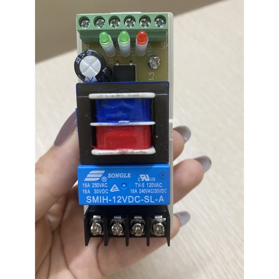 Combo 02 cái Rơ le an toàn CHITI chuyển đổi điện 220v về 12 v.