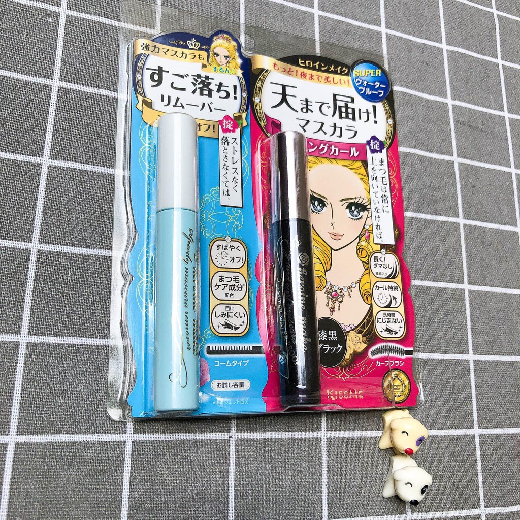 Set Mascara + Tẩy Trang Kiss Me HEROINE Make Speedy Mascara Remover - B3