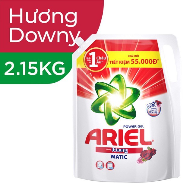 Nước giặt Ariel 2.3 nước giữ màu và dony