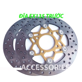 Đĩa thắng trước exciter135 hàng chuẩn cao cấp mẫu zin pkph