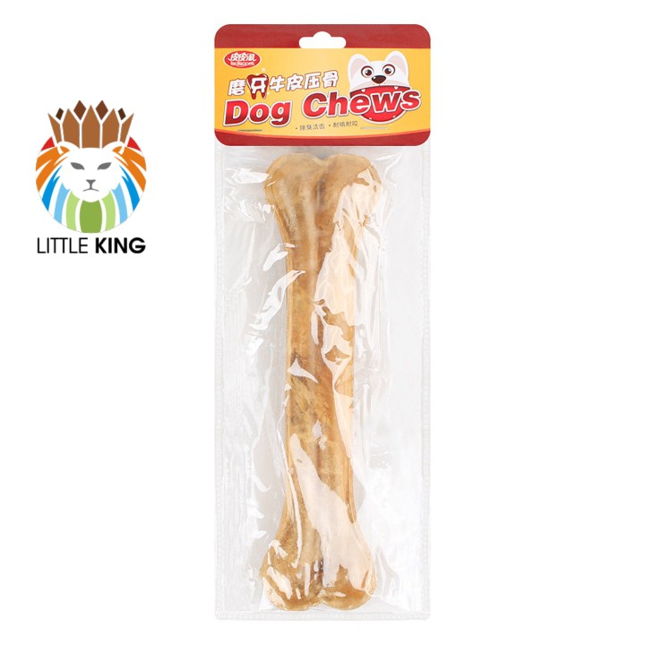 Xương da bò cho chó gặm sạch răng, khử mùi hôi miệng, giúp răng chắc khỏe Little King pet shop