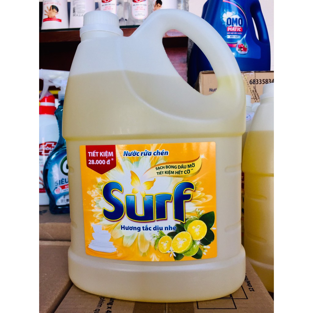 Nước rửa chén Surf Can 4kg