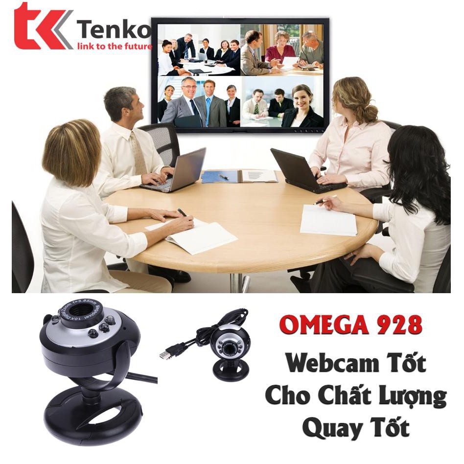 Webcam Live-Stream Có Mic Omega C928