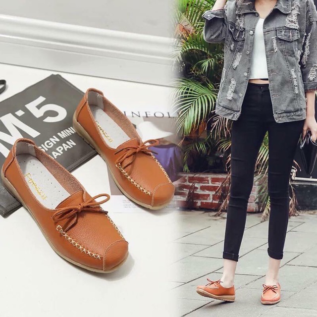 Giày lười nữ, giày da mùa hè | BigBuy360 - bigbuy360.vn