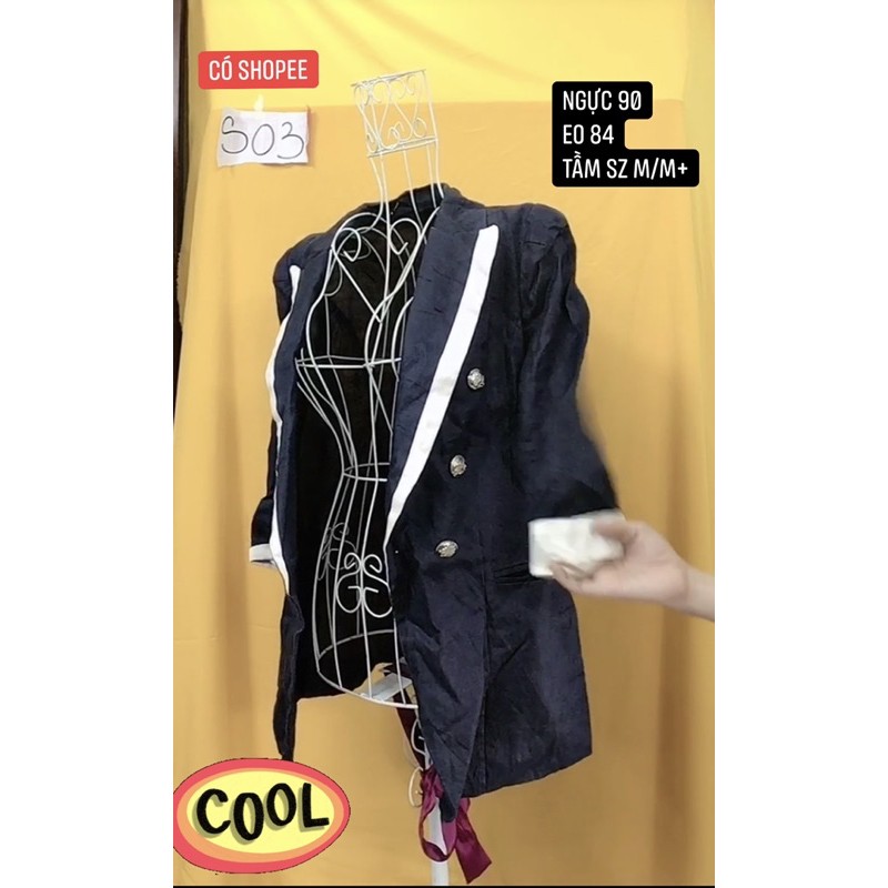 áo khoác vest viền thuỷ thủ.S03