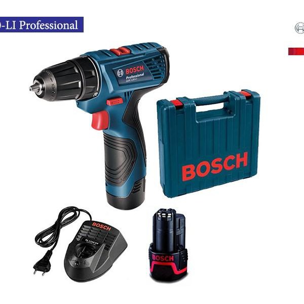 Máy khoan pin vặn vít Bosch GSR 120-LI pin 12V - 2.0 Ah, Bảo hành điện tử 6 tháng chính hãng