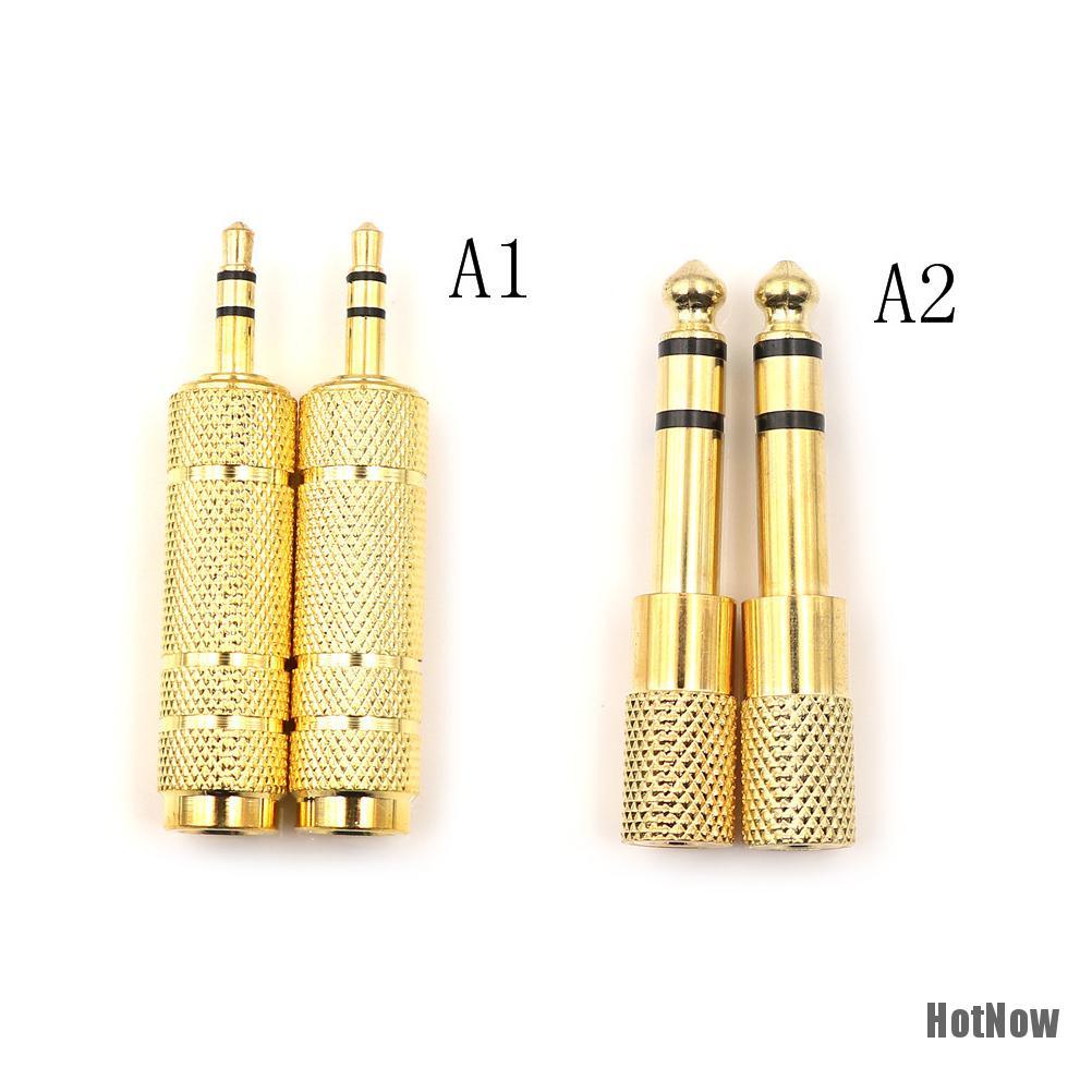 2 Đầu Chuyển Đổi Âm Thanh Từ 6.35mm Sang 3.5mm Cho Tai Nghe