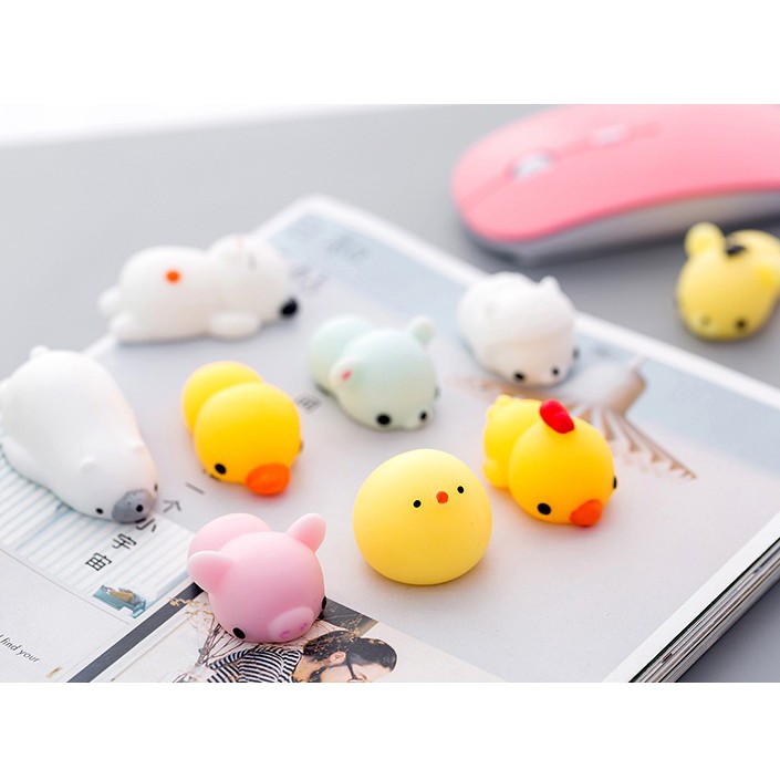 Mới 1 Đồ Chơi Nắn Bóp Đàn Hồi Giảm Stress Hình Động Vật Đáng Yêu
